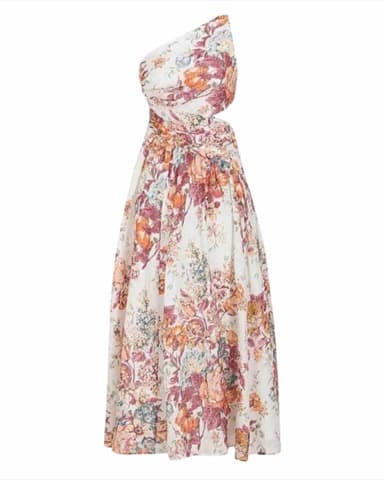Floral midi dress