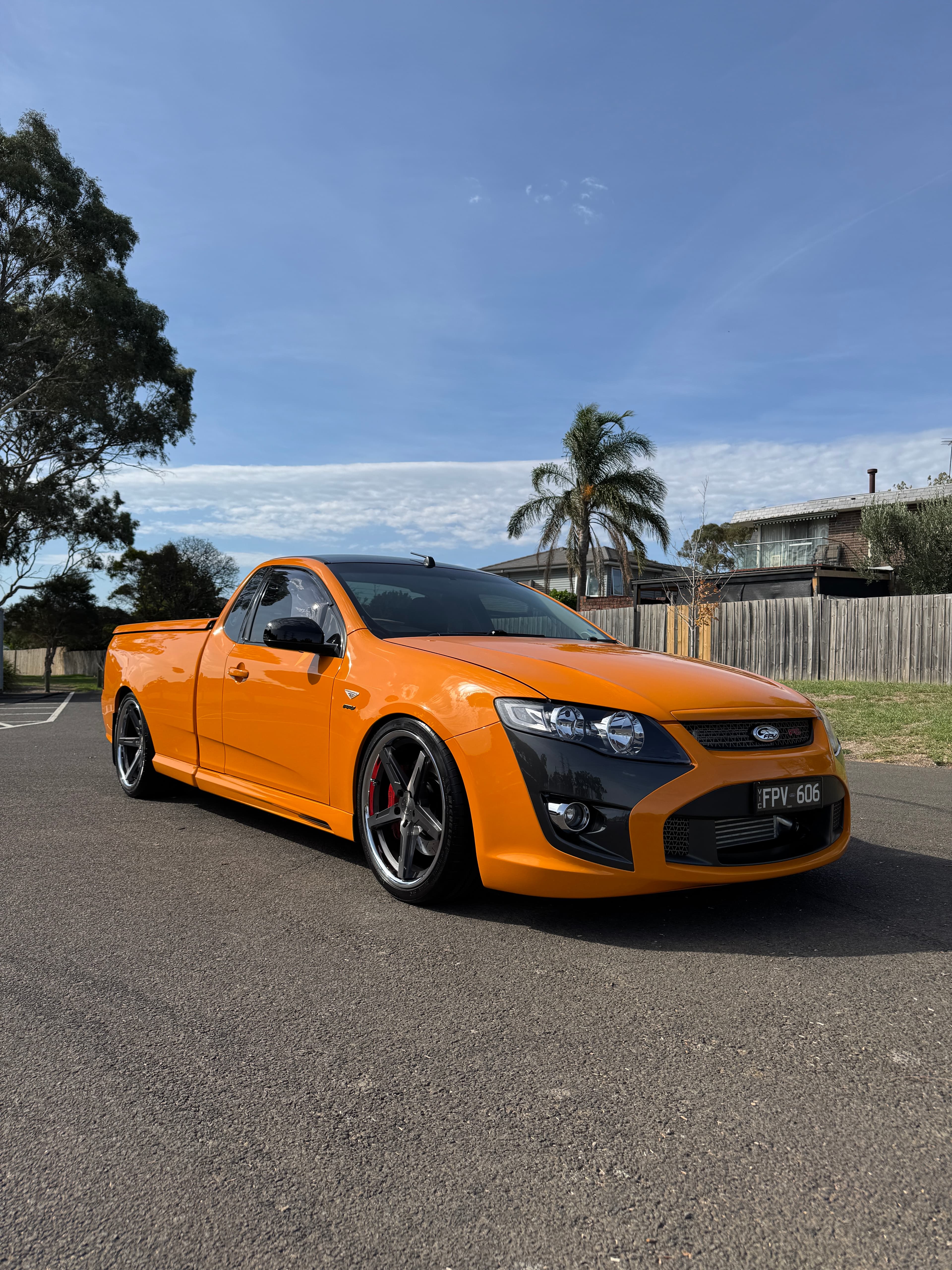 Orange FPV F6 Ute 1 of 6 pre production