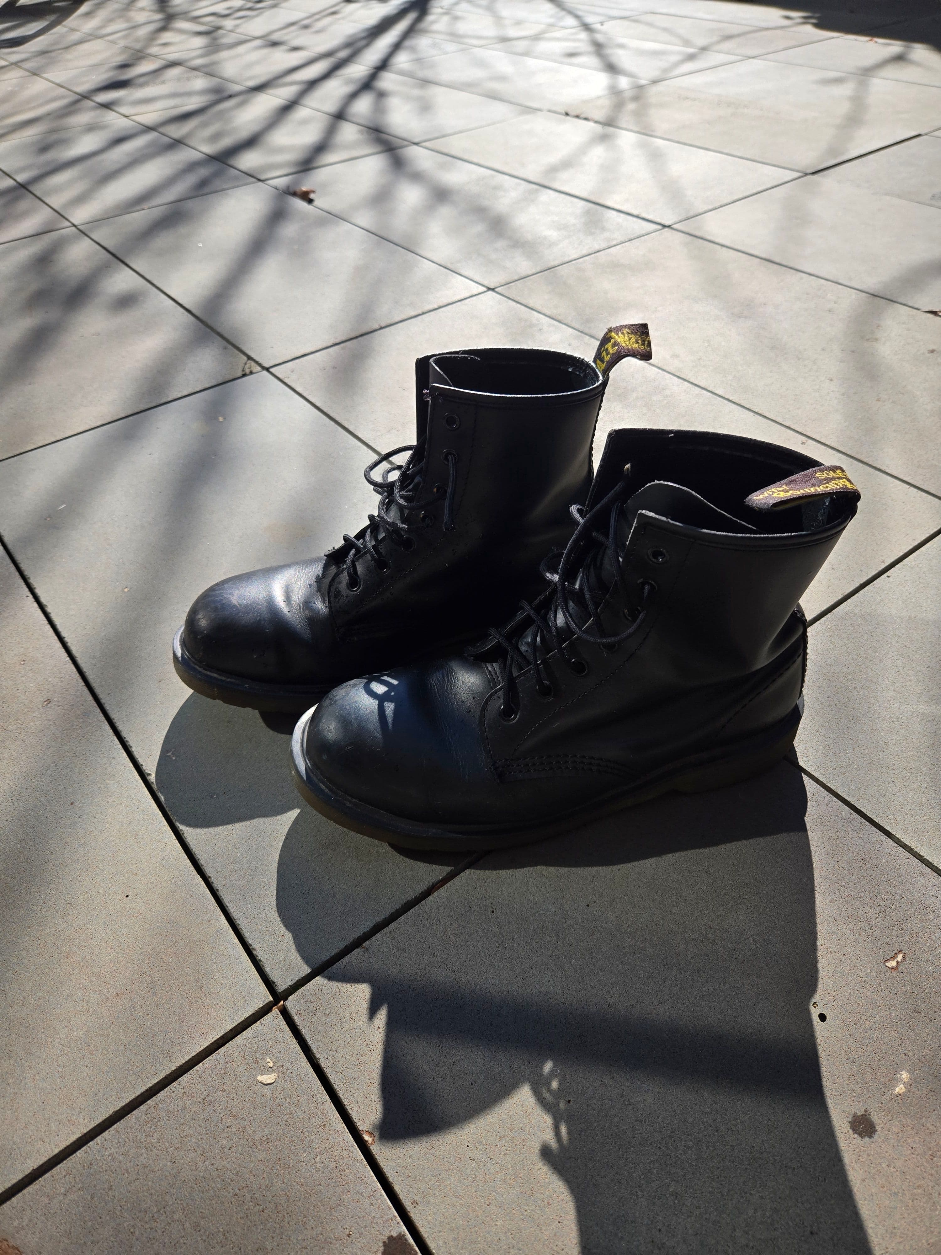 Doc Martens Black Leather Boots, photo 1 of 5