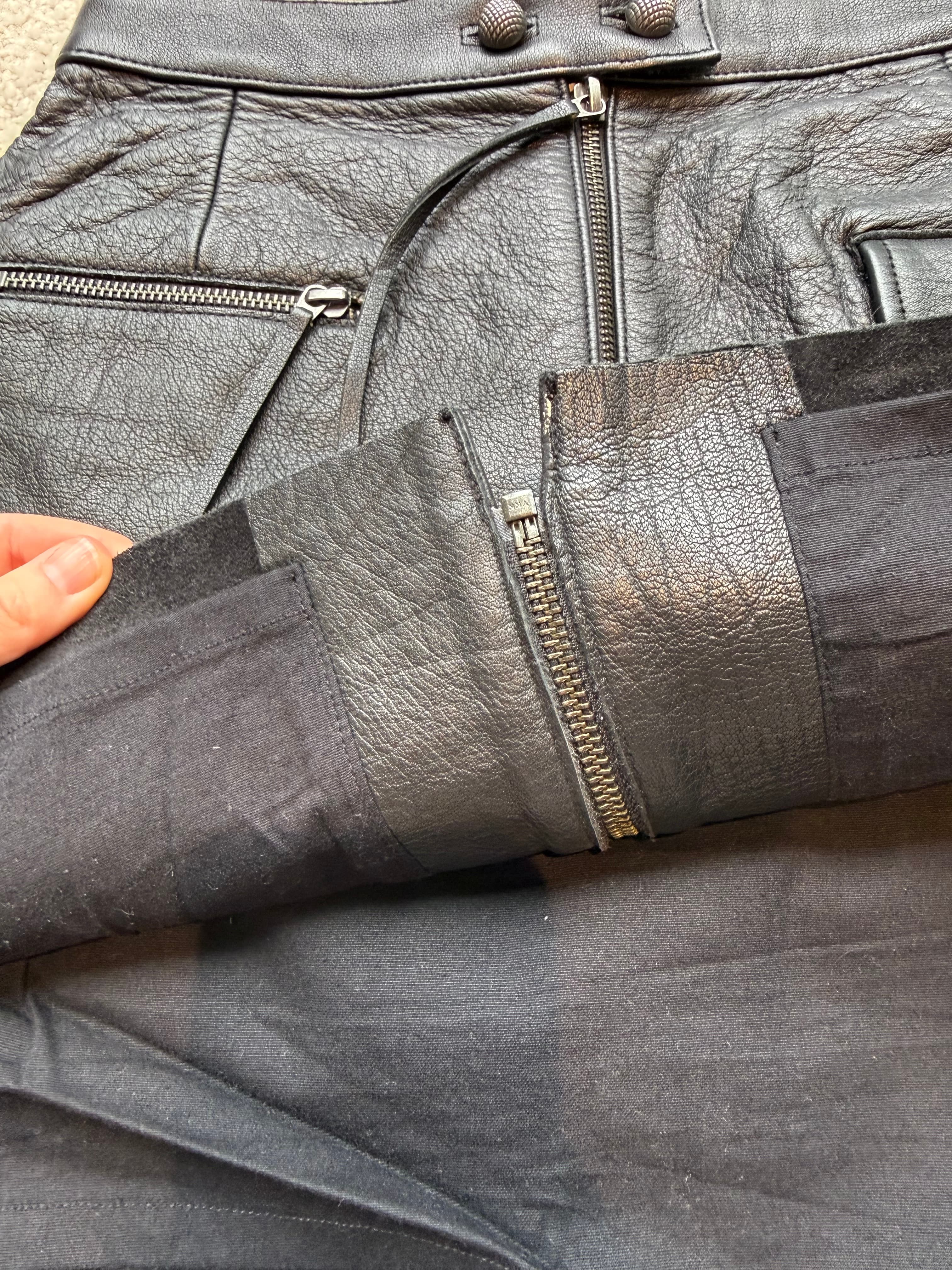AJE Black Leather Mini Skirt, photo 4 of 5
