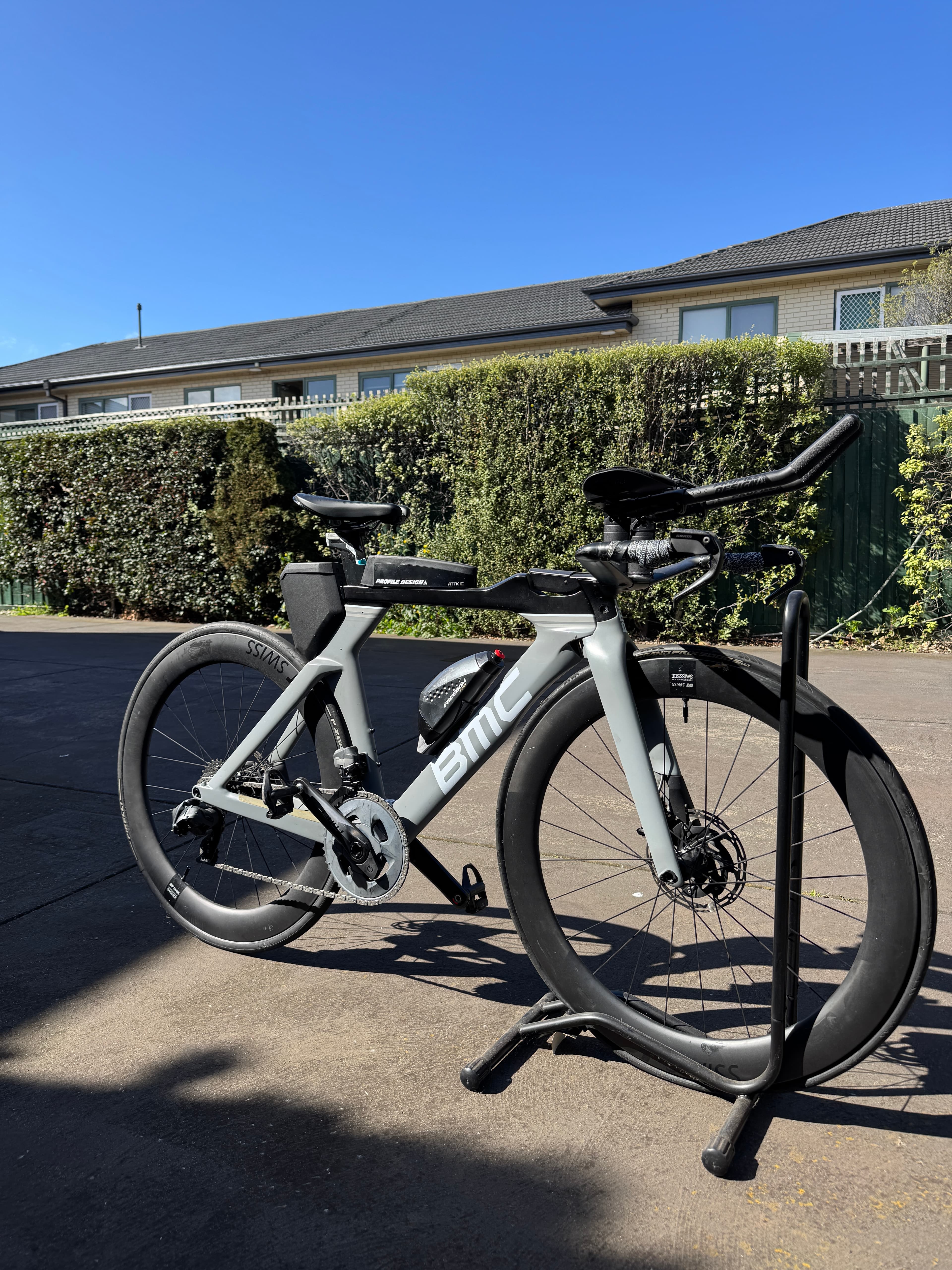 BMC Grey Triathlon Bike