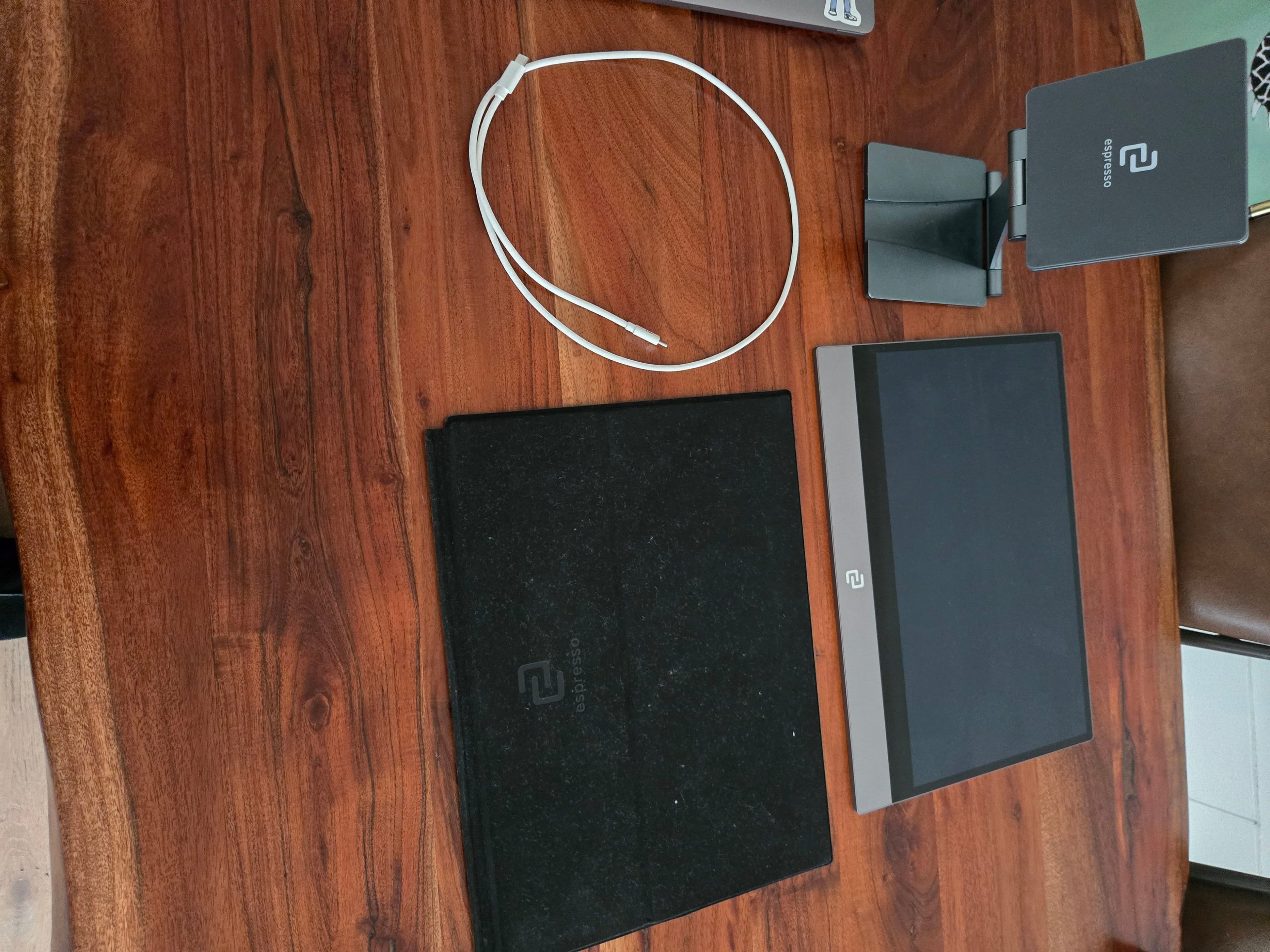 Black Portable Espresso monitor