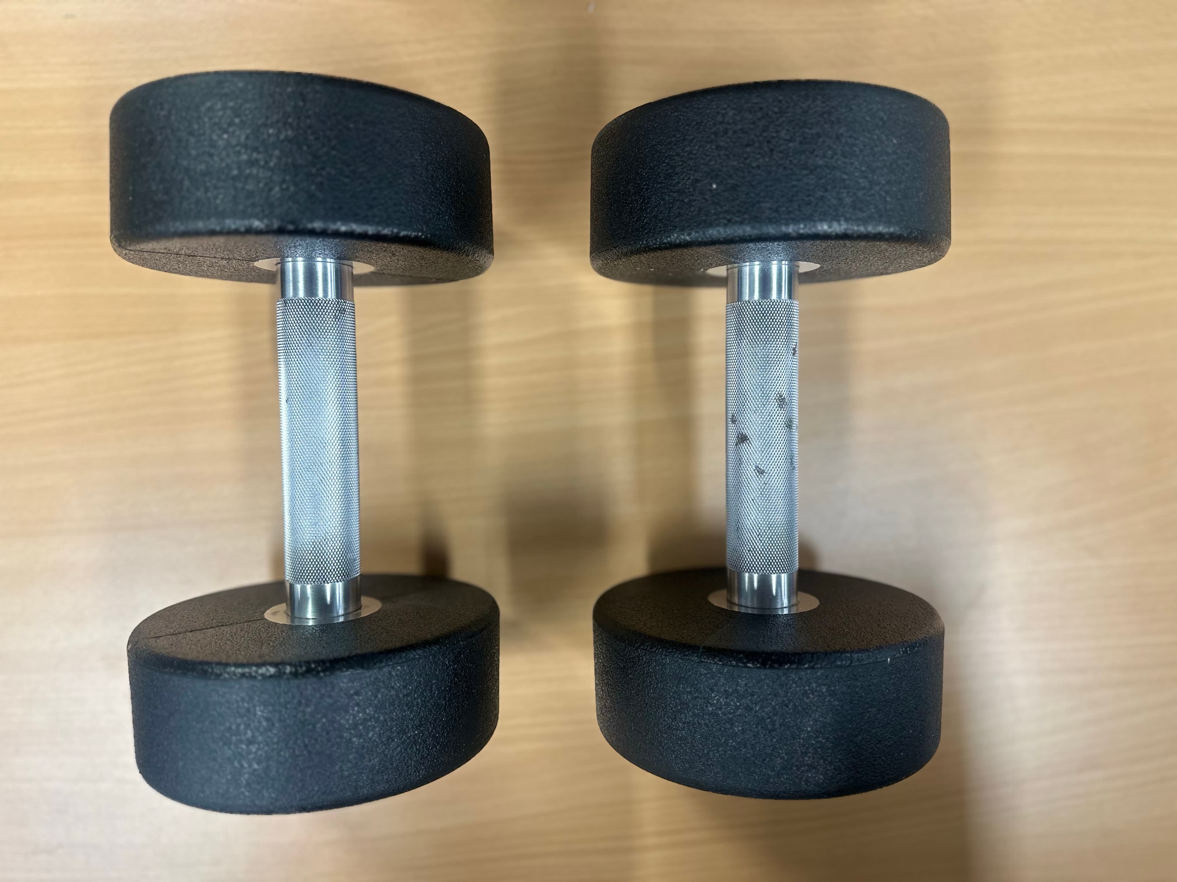 Black Steel Dumbbells, photo 2 of 2