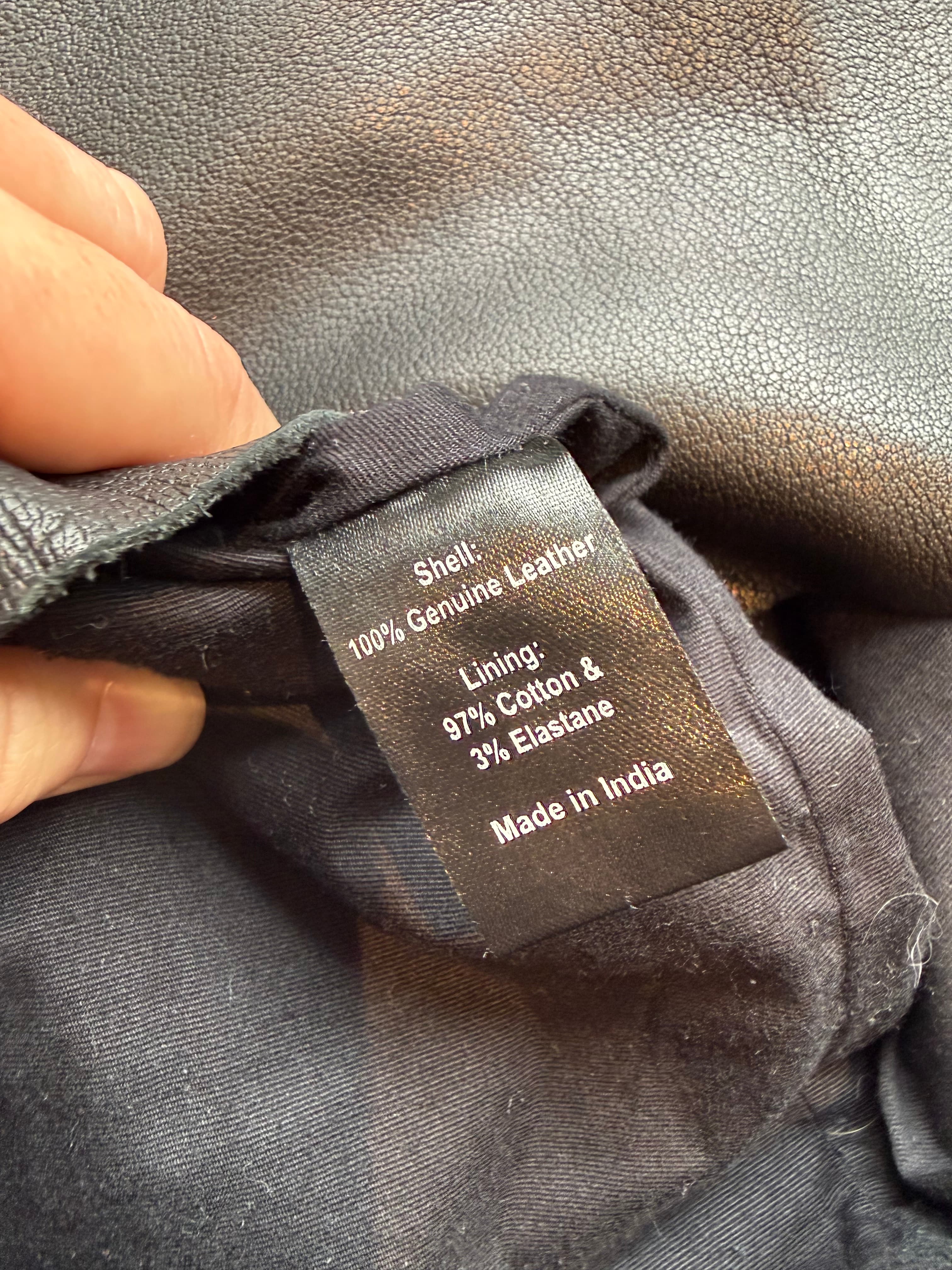AJE Black Leather Mini Skirt, photo 5 of 5
