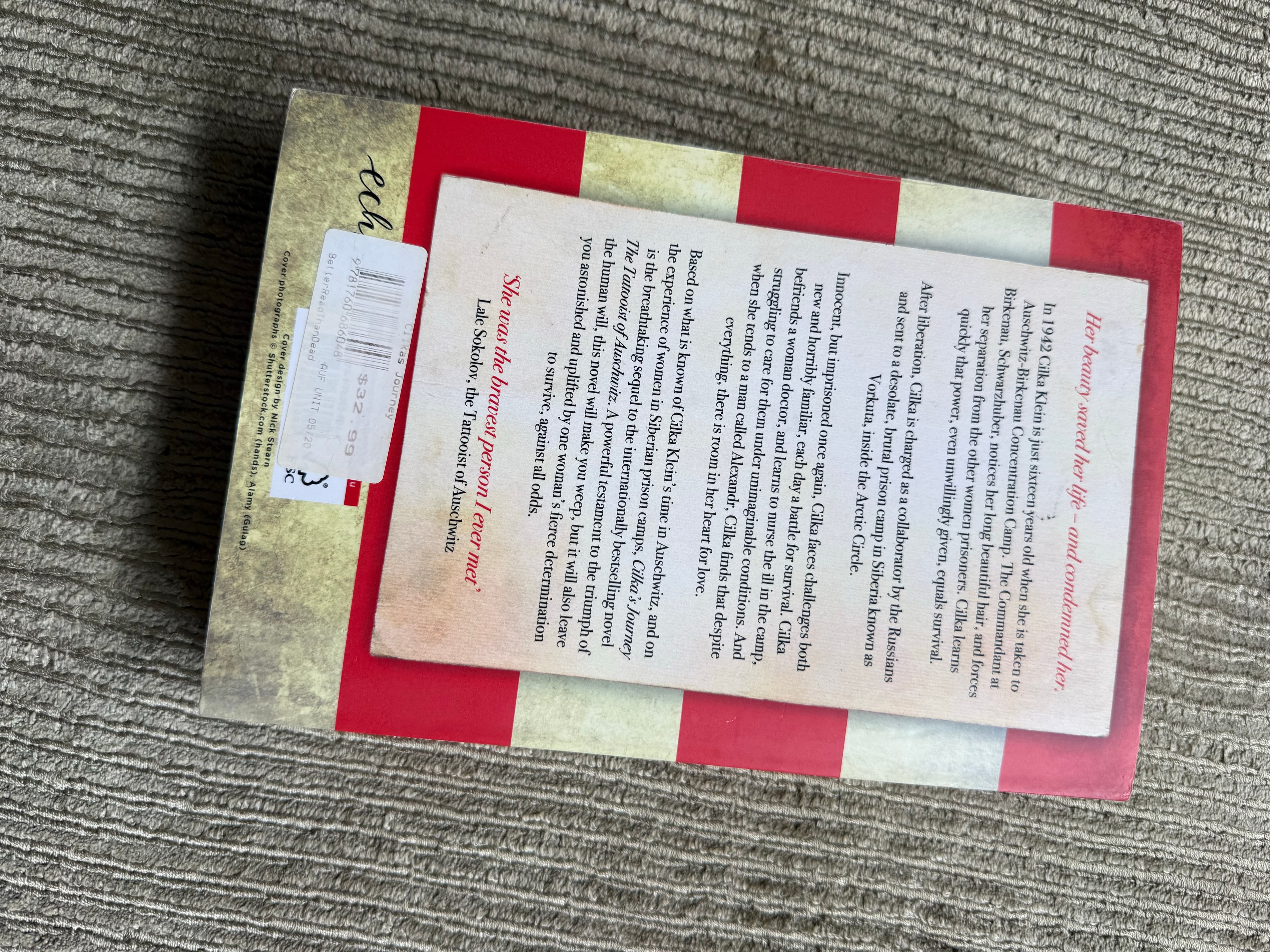 Cilka's Journey Paperback Book, photo 2 of 2