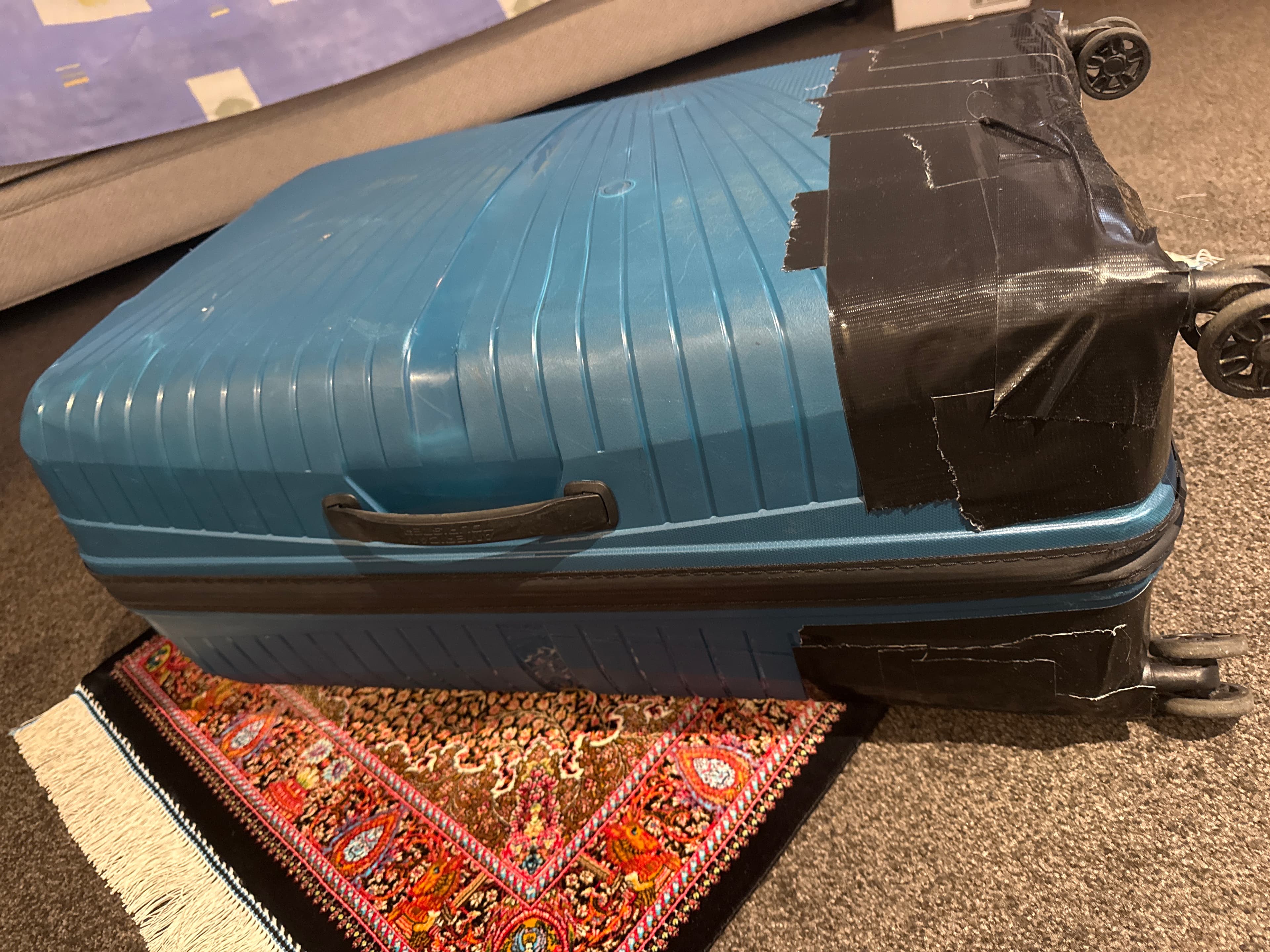 Blue Hardshell Spinner Suitcase, photo 5 of 5