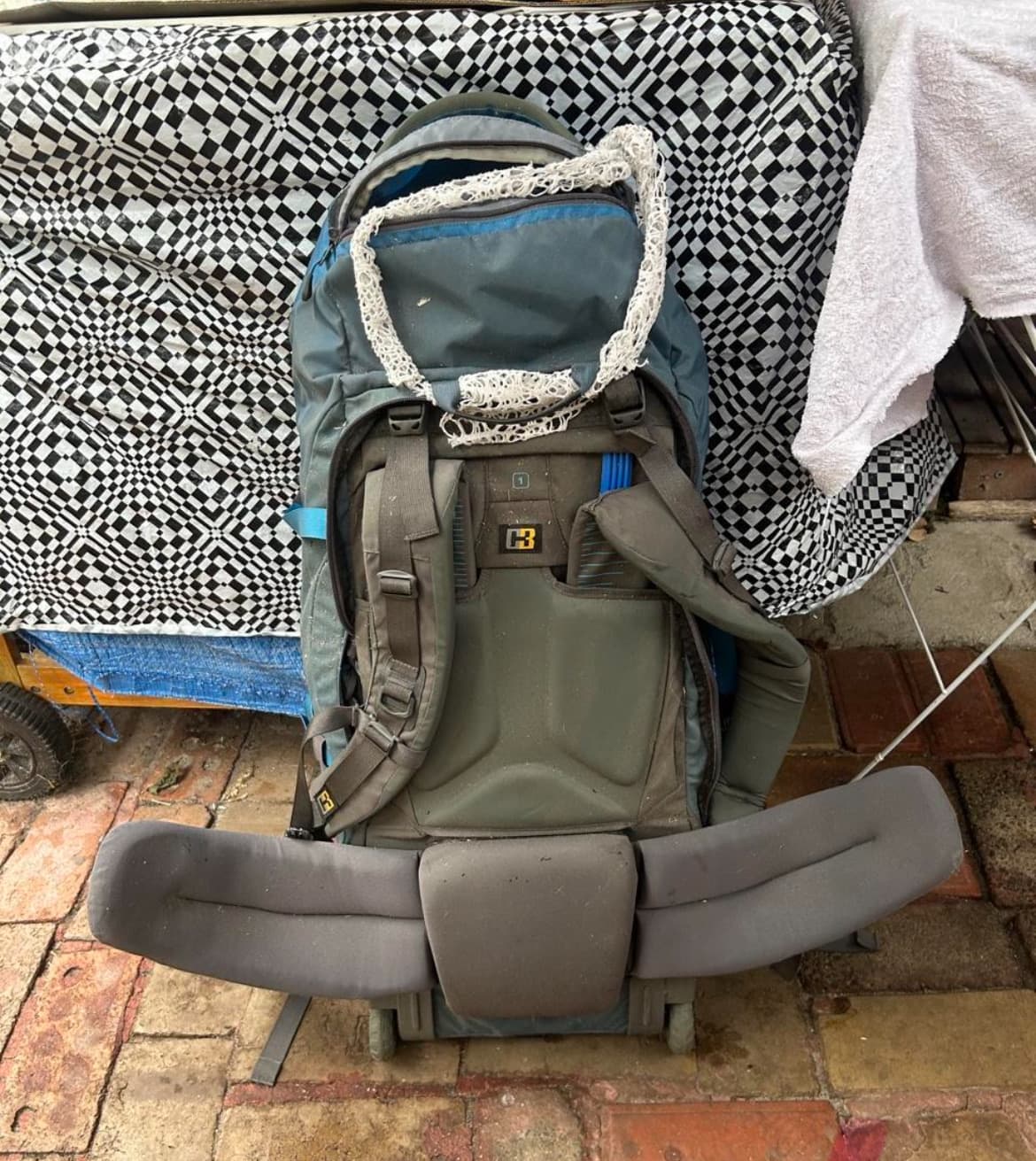 Blue Kathmandu Gluon Backpack, photo 3 of 3