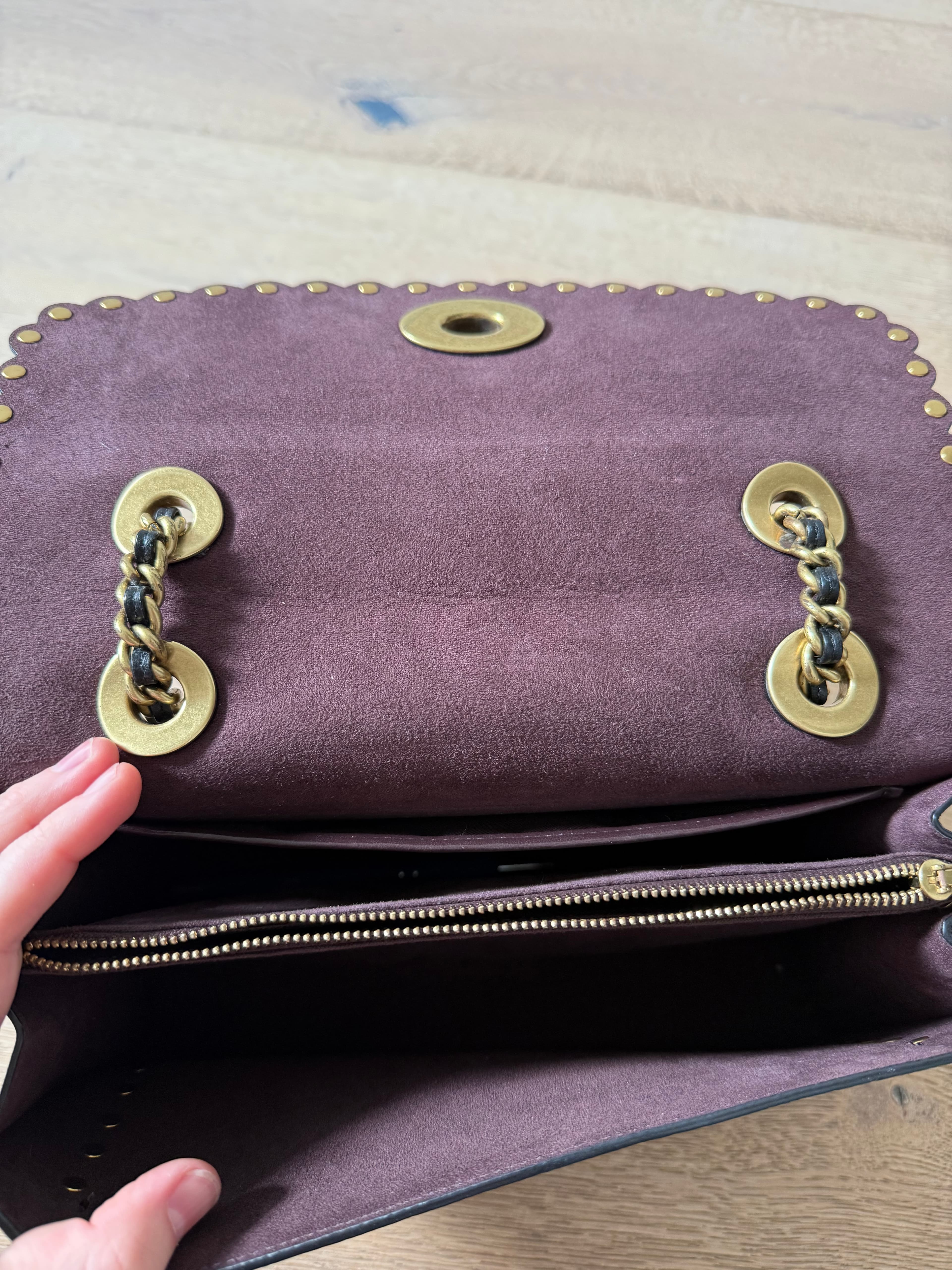 Coach Black Leather Handbag, photo 3 of 4