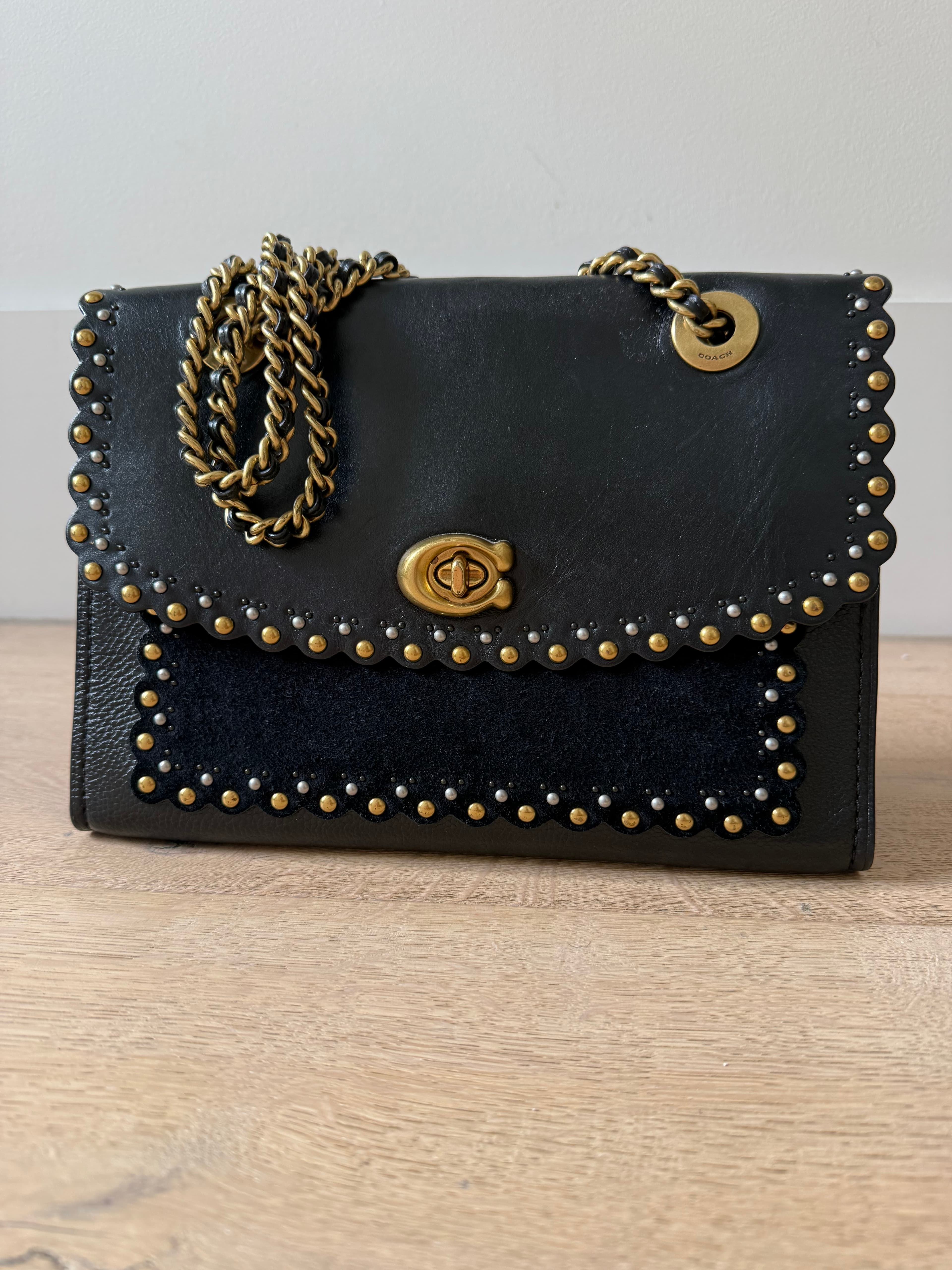 Coach Black Leather Handbag, photo 2 of 4