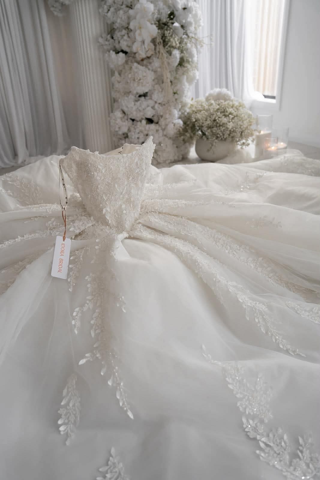 Idora Bridal Wedding Dress with veil included