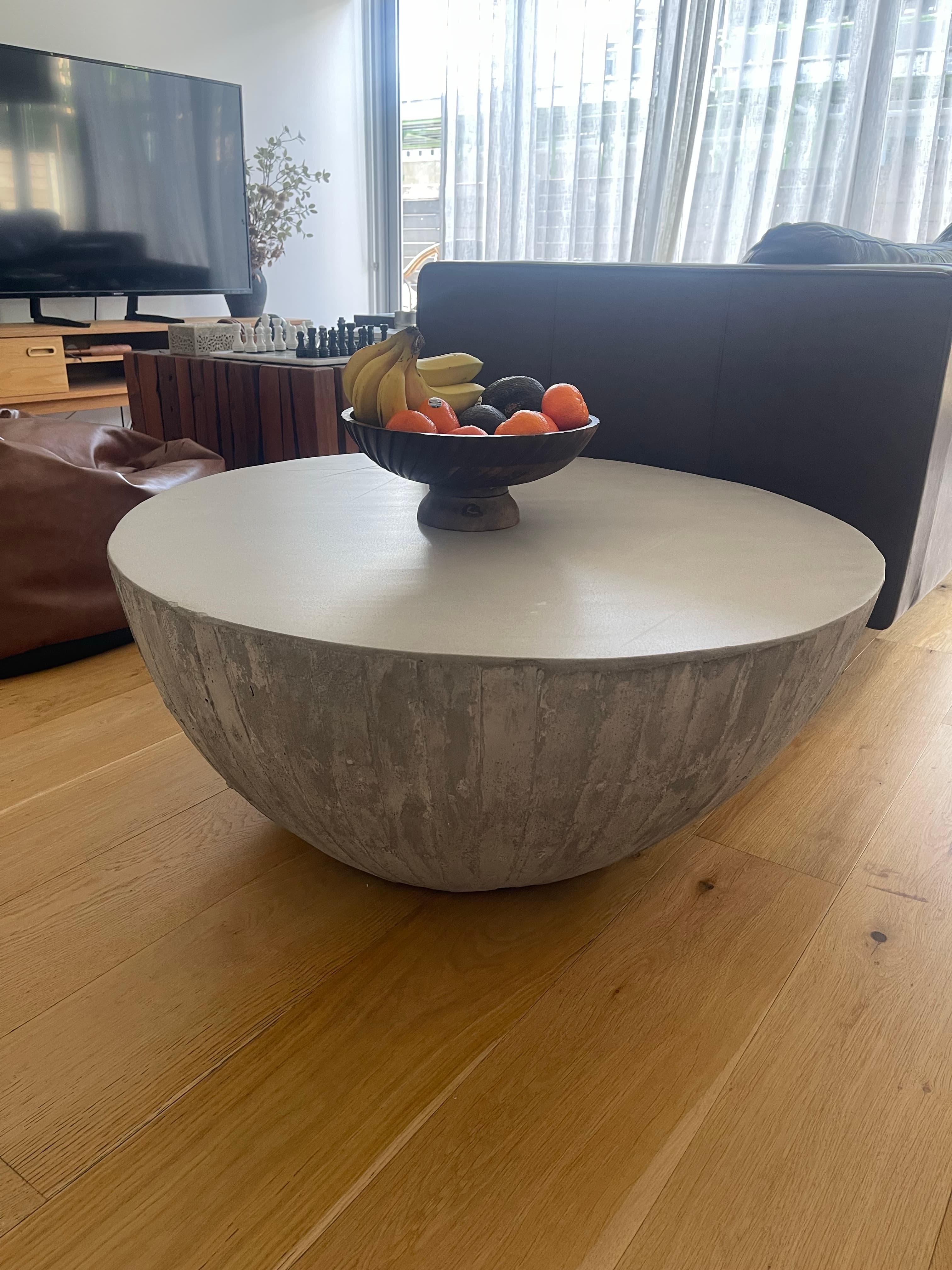 Light Gray Concrete Coffee Table, photo 2 of 2
