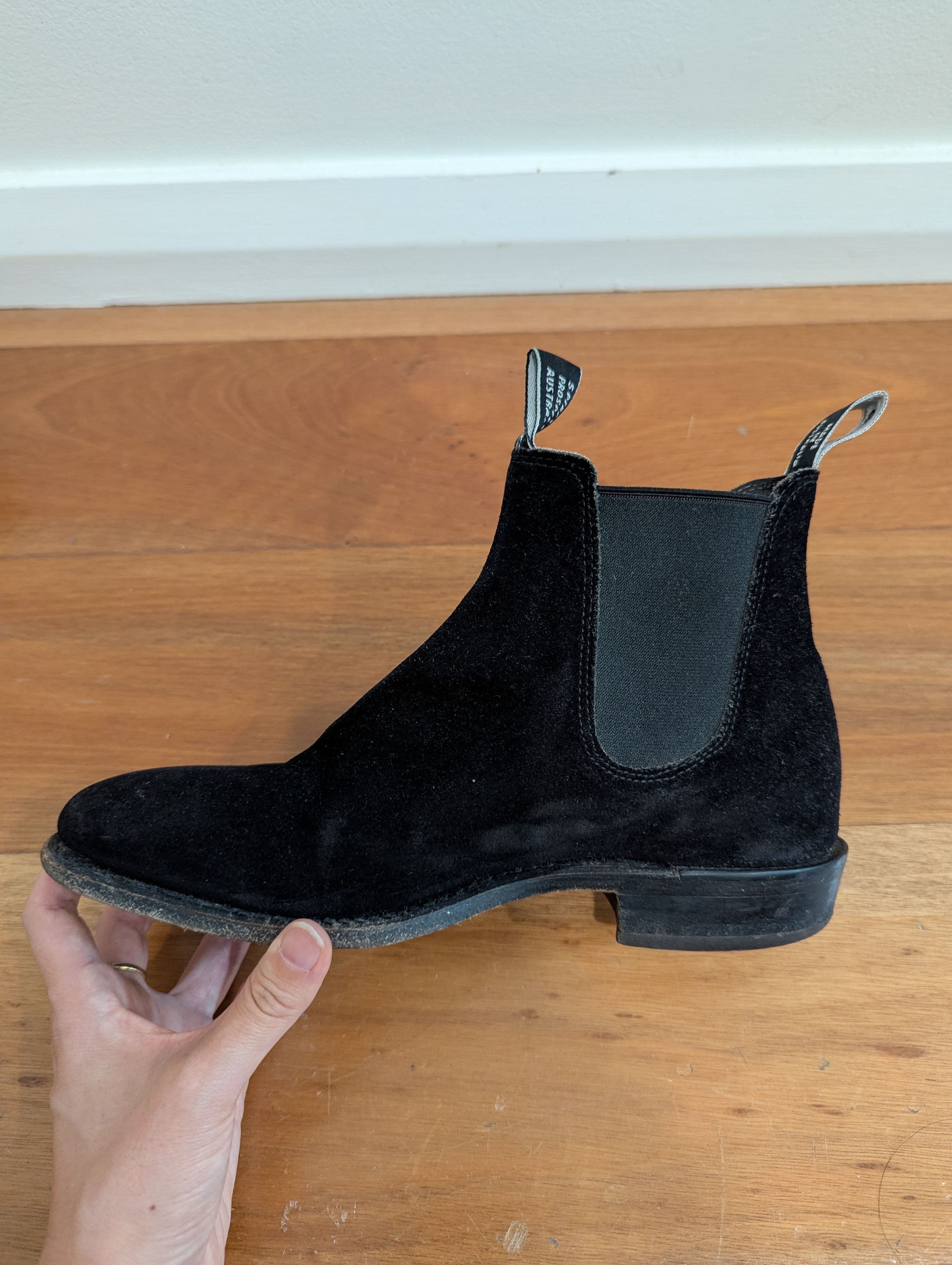 RM Williams Black Suede Boots, photo 2 of 2