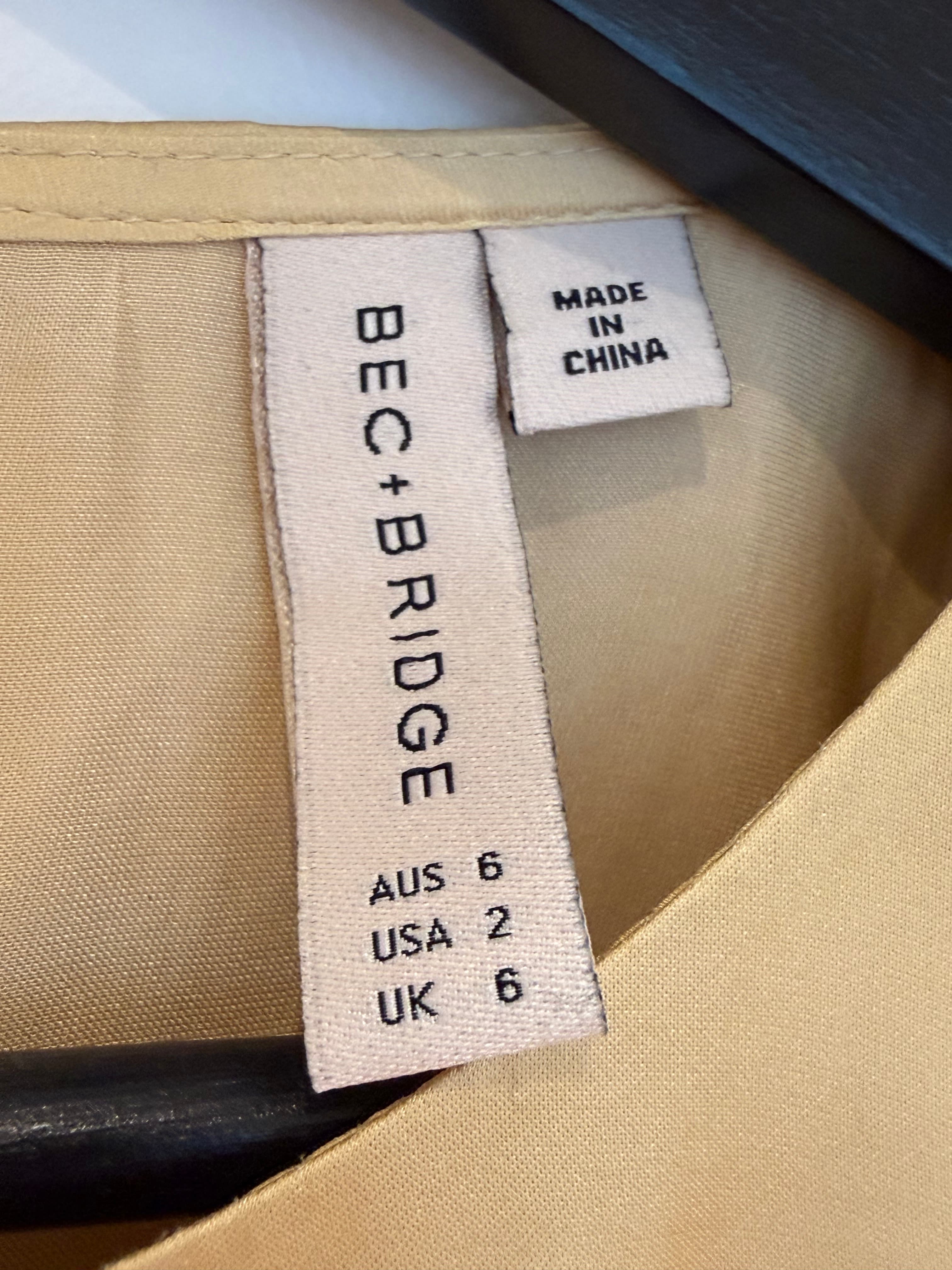 Gold Bec + Bridge Tie Top, photo 4 of 4