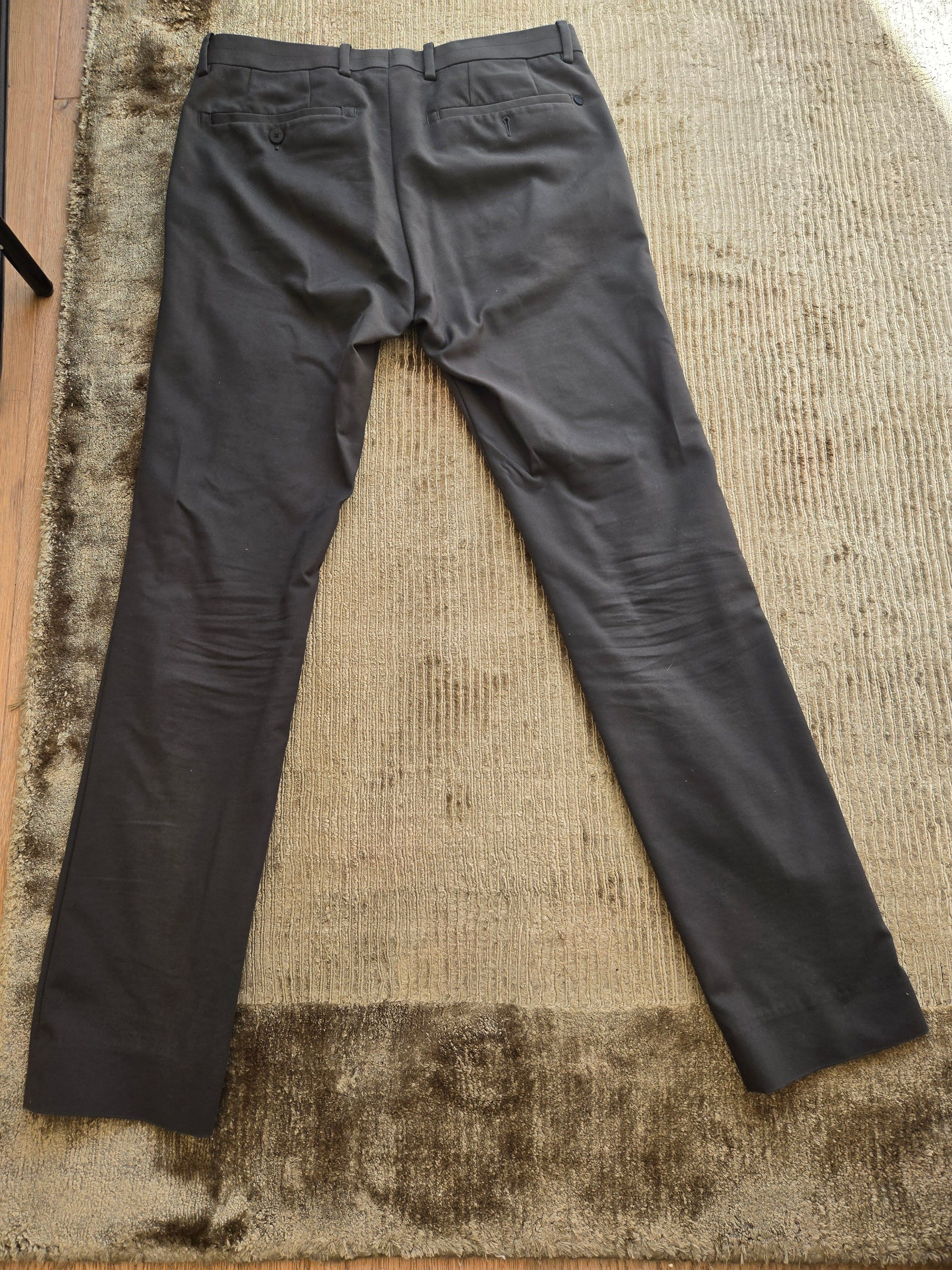 Calribe Mens Charcoal/khaki Dress Trousers, photo 2 of 5