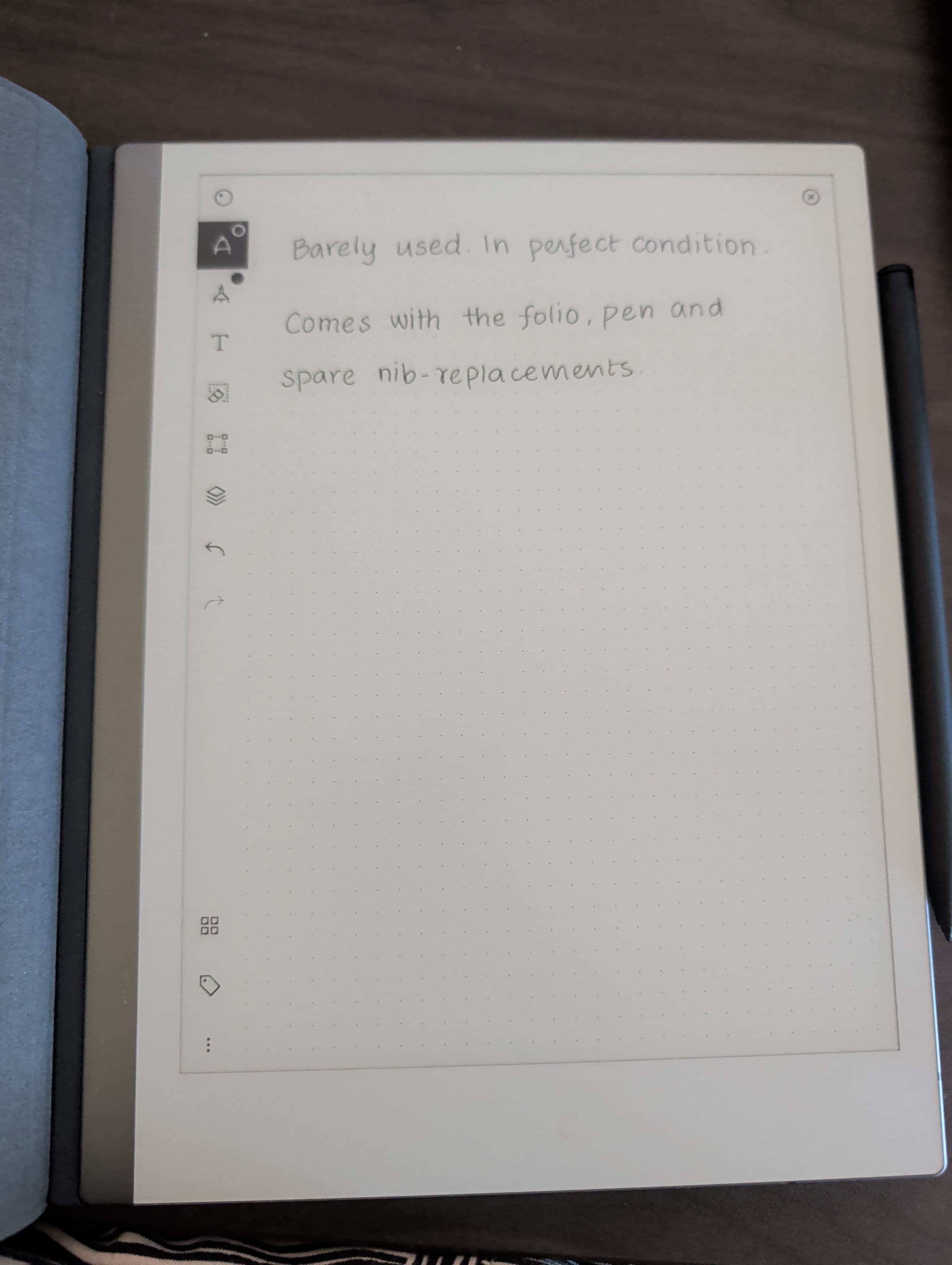 Remarkable 2 paper tablet with marker and premium leather folio, photo 3 of 3