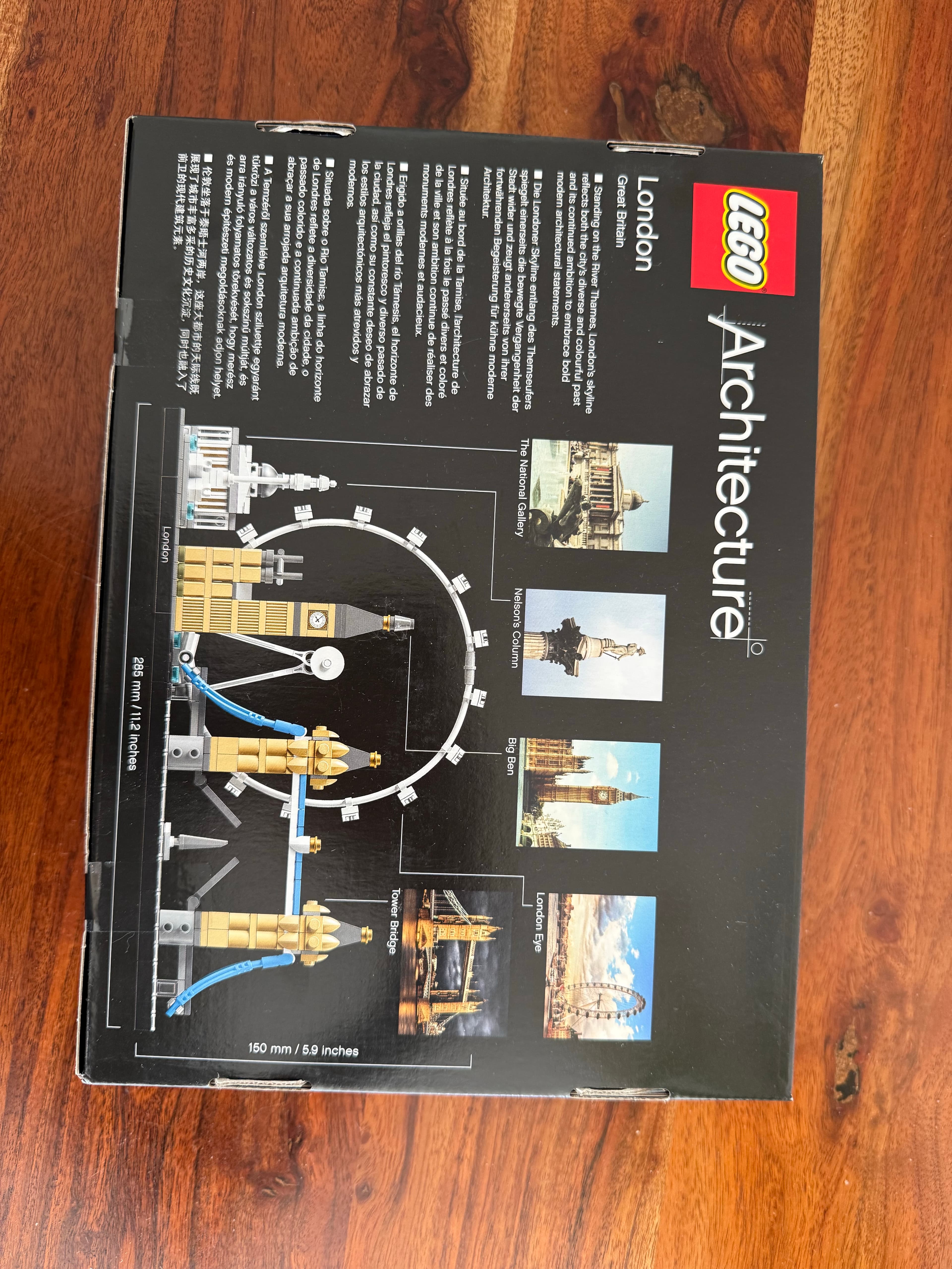 Black LEGO Architecture London Set, photo 2 of 2