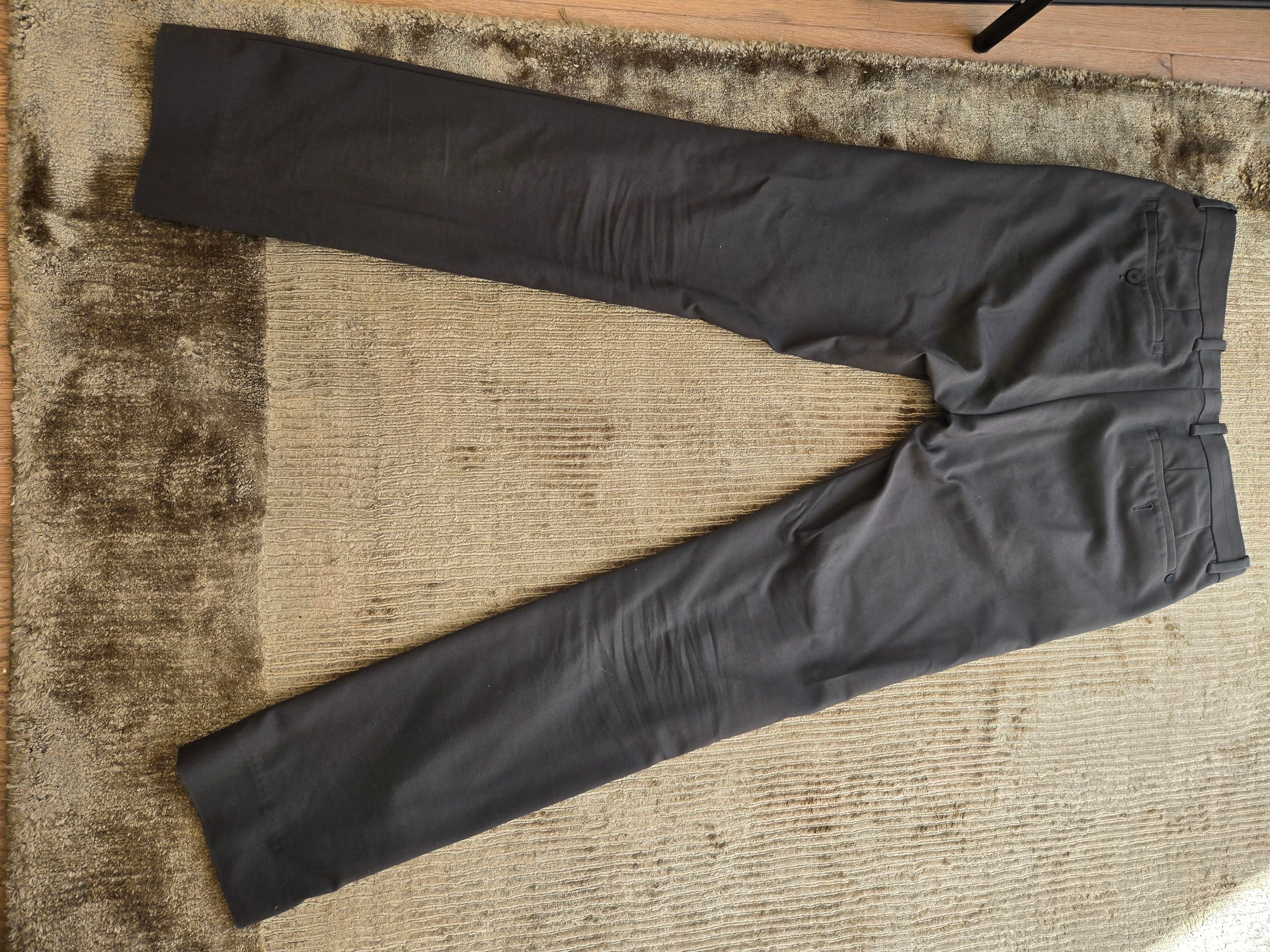 Calribe Mens Charcoal/khaki Dress Trousers, photo 3 of 5