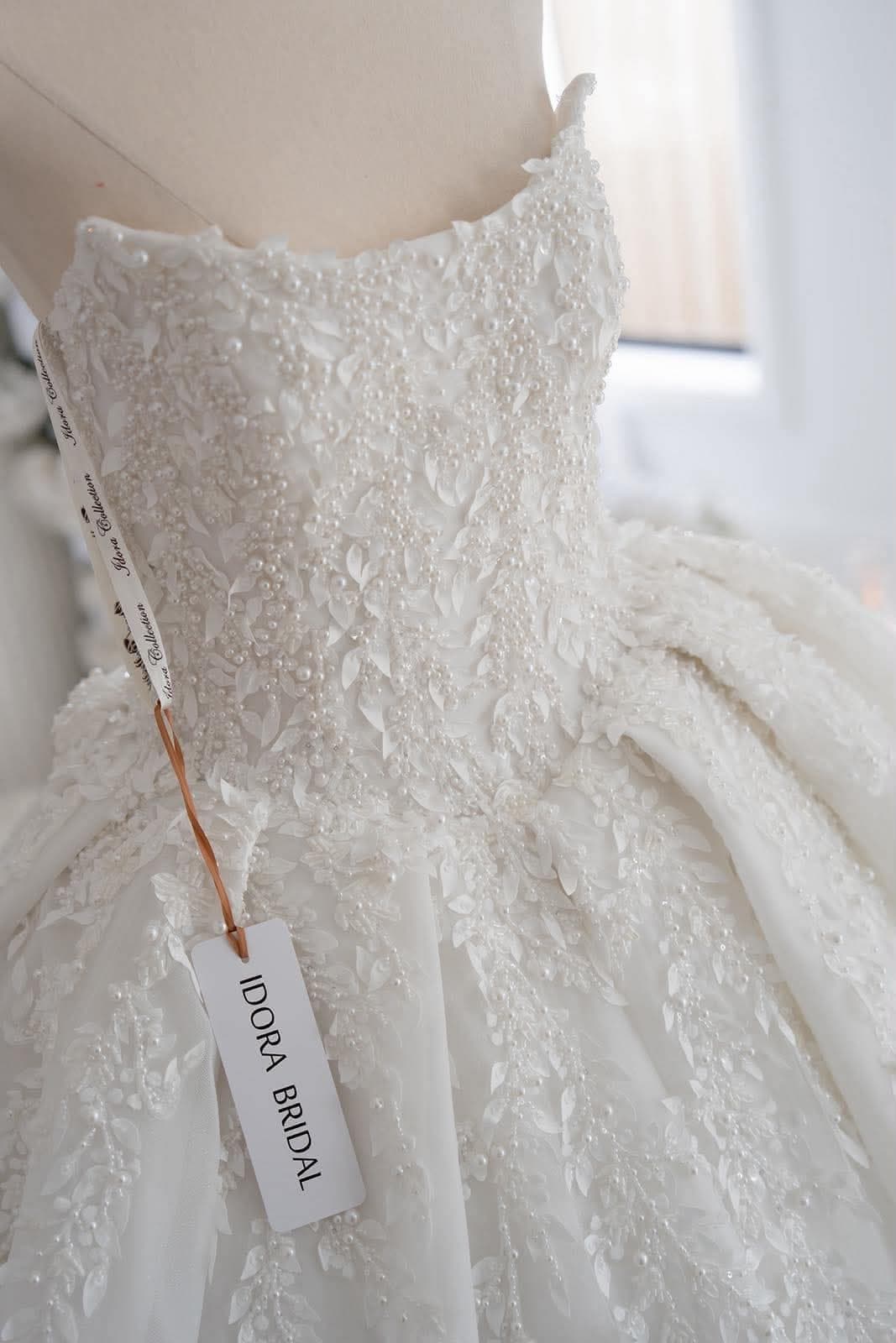 Idora Bridal Wedding Dress with veil included, photo 2 of 5