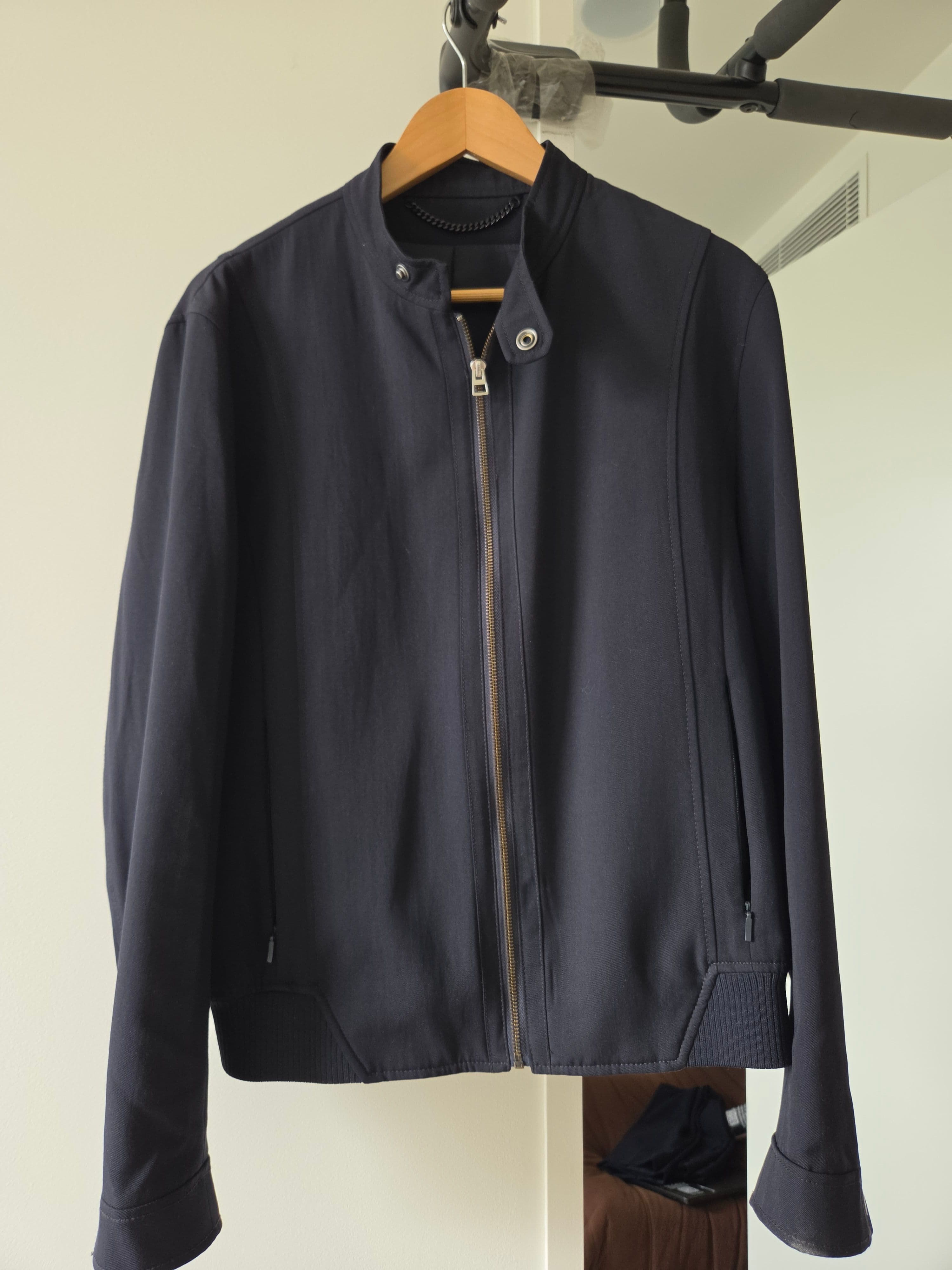 Mens calibre navy Blue Bomber Jacket, photo 1 of 3