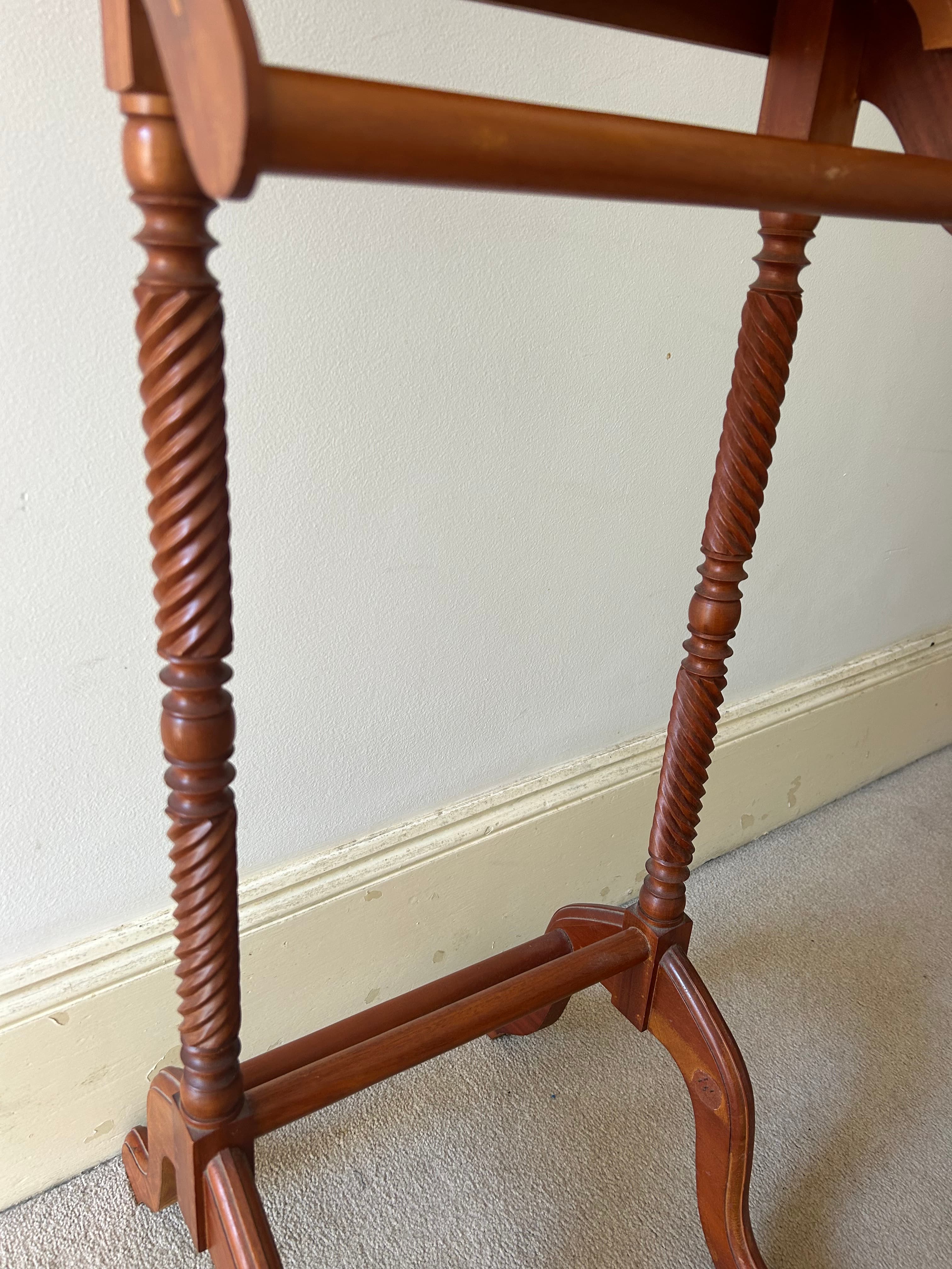 Vintage Solid Wood Gentleman’s Valet Stand / Suit Stand, photo 2 of 5