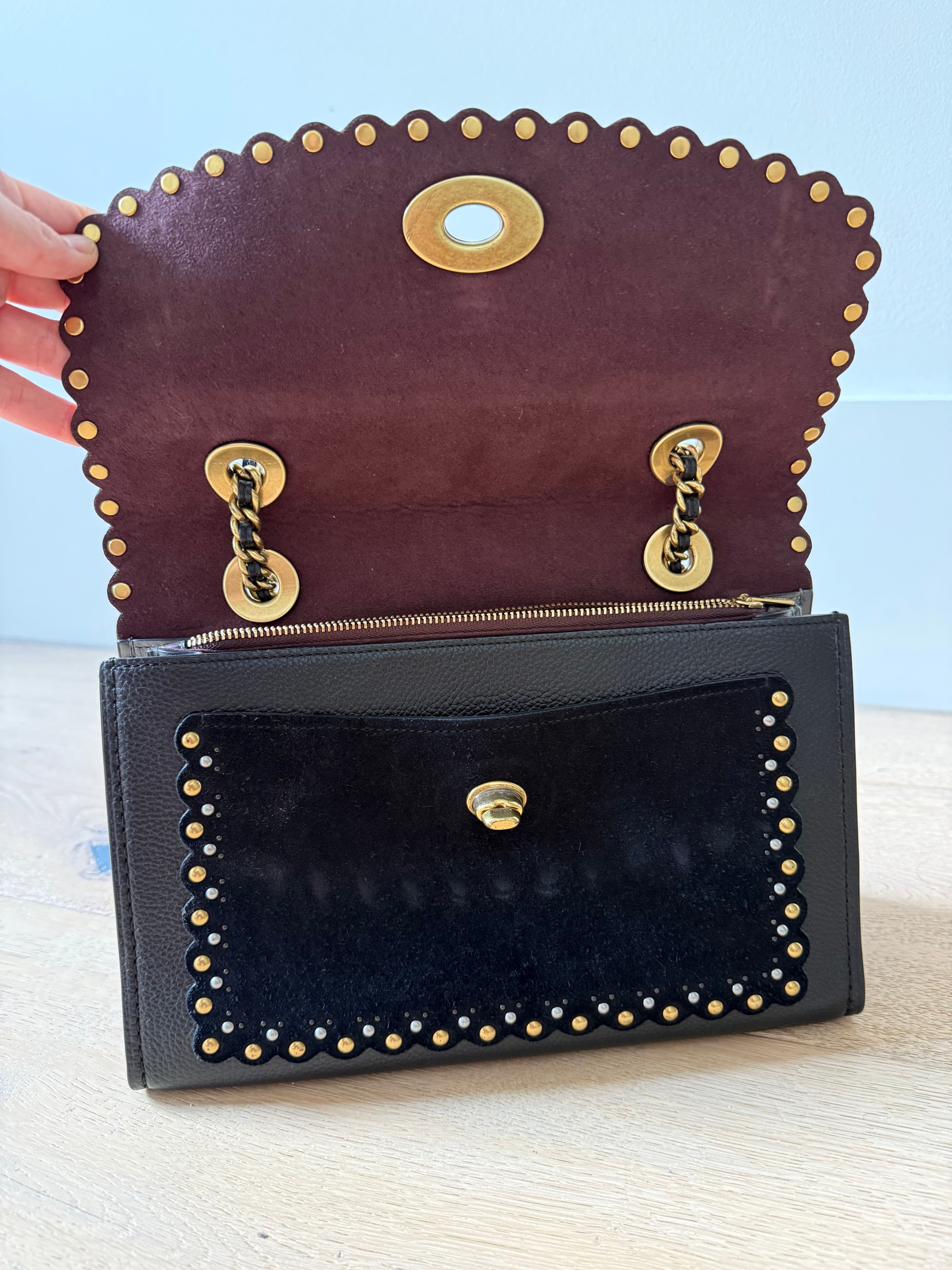 Coach Black Leather Handbag, photo 4 of 4
