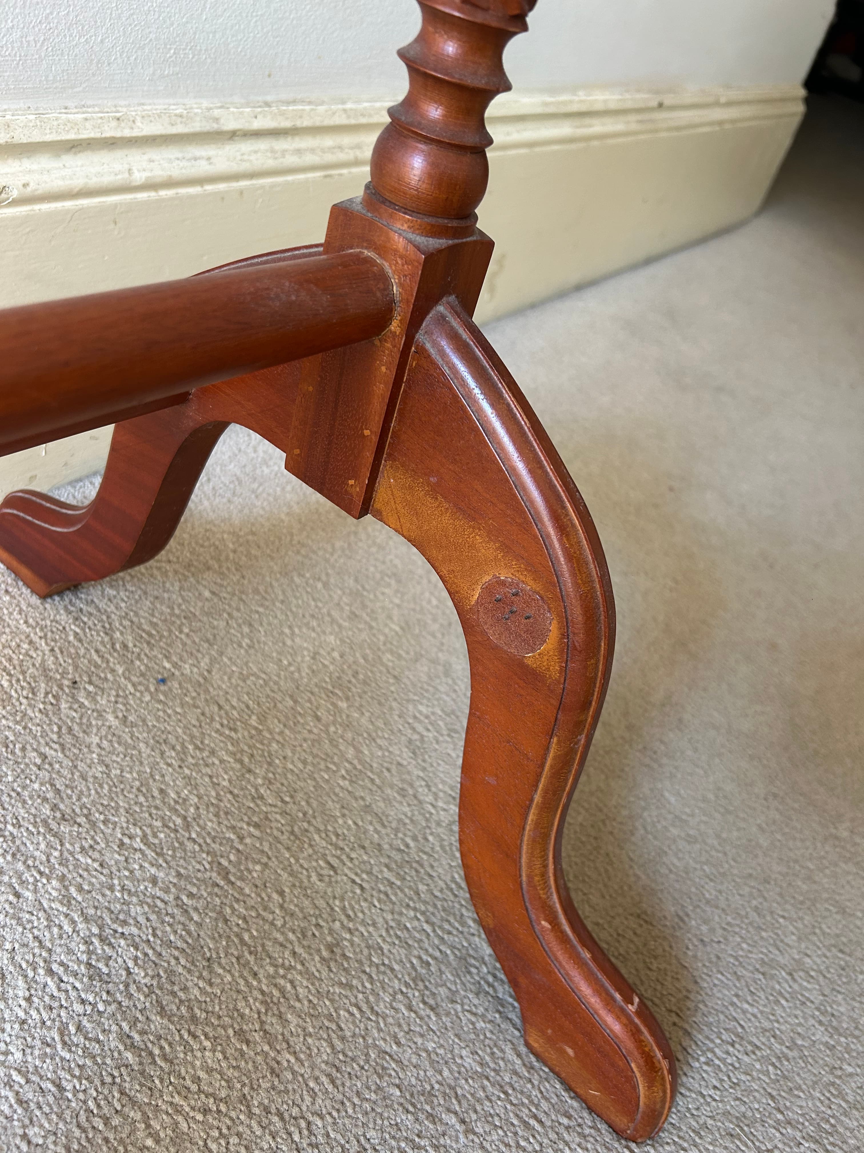 Vintage Solid Wood Gentleman’s Valet Stand / Suit Stand, photo 3 of 5