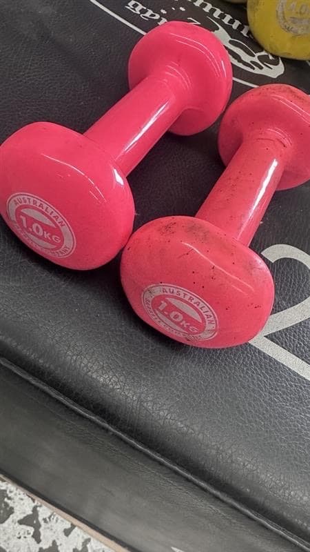 Pink Vinyl Dumbbells, photo 2 of 2