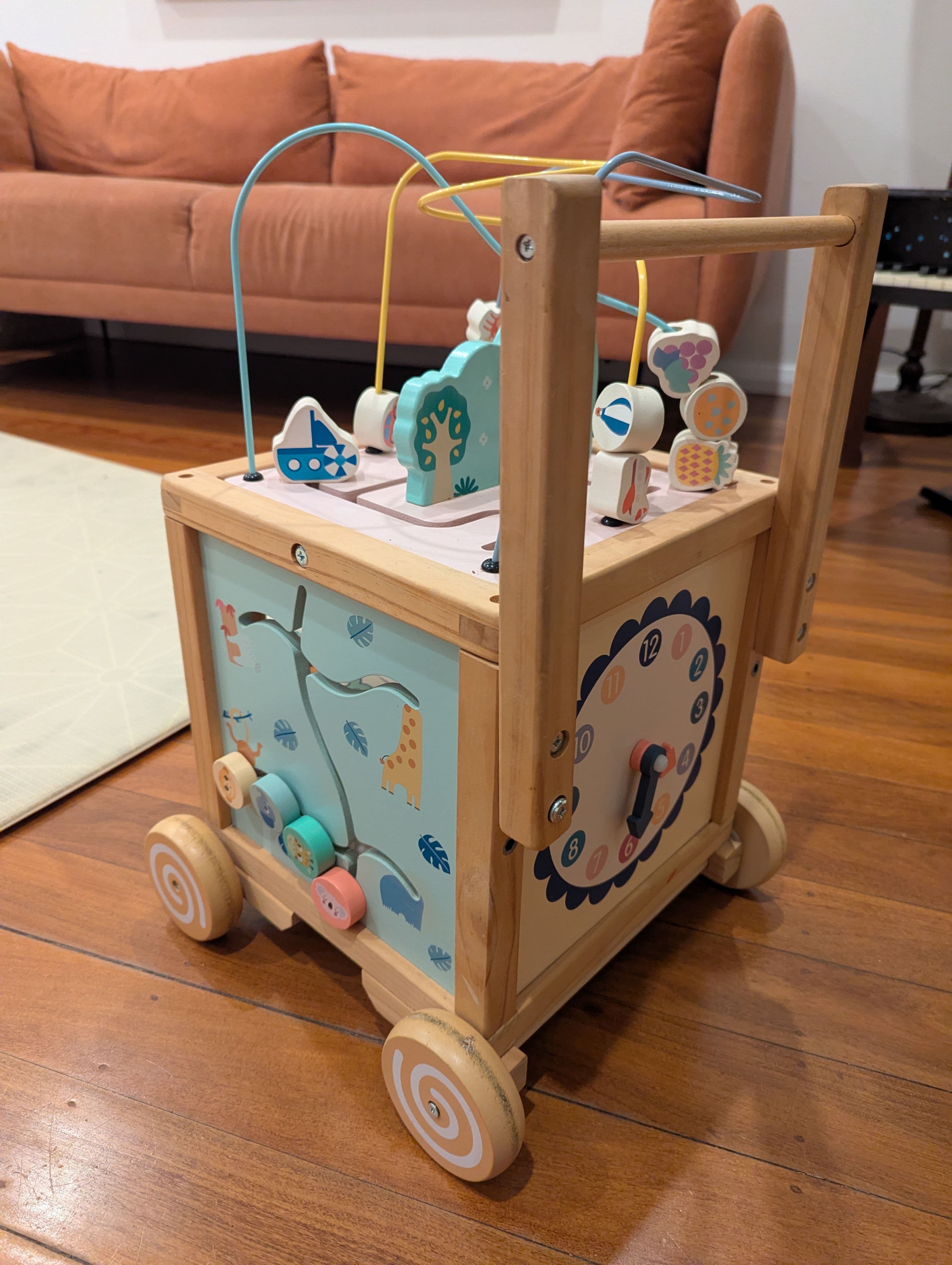 Beige Wooden Activity Walker, photo 2 of 2