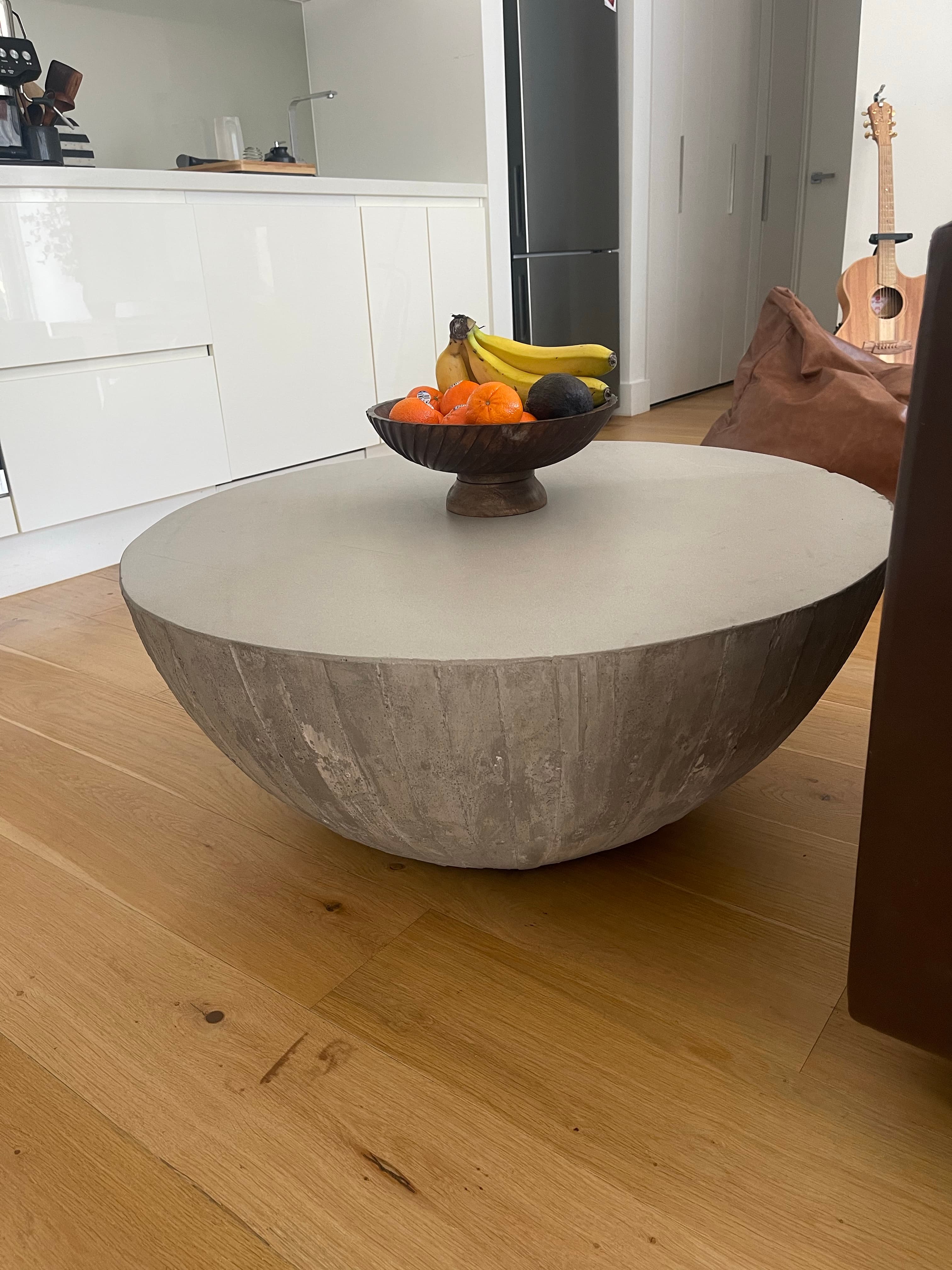 Light Gray Concrete Coffee Table, photo 1 of 2