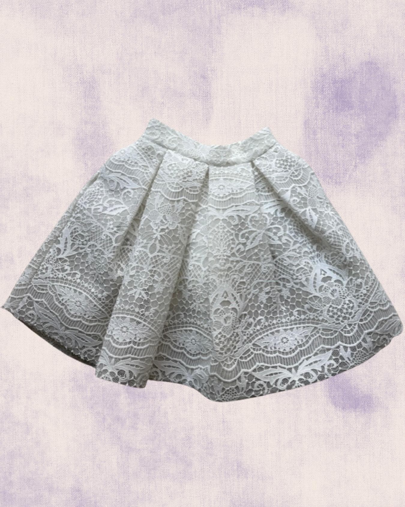 White Lace Skirt muji, photo 1 of 1