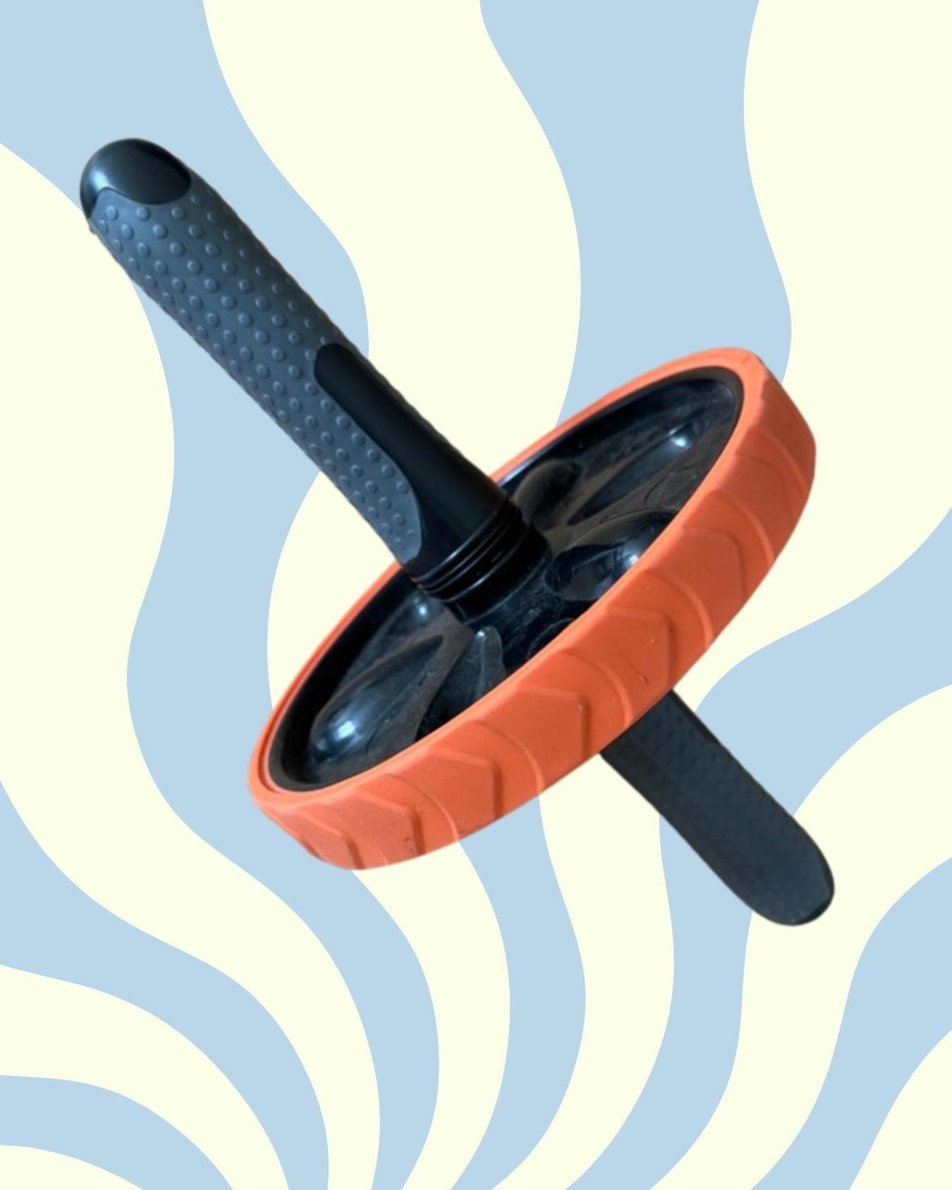 Orange Ab Roller Exercise Wheel