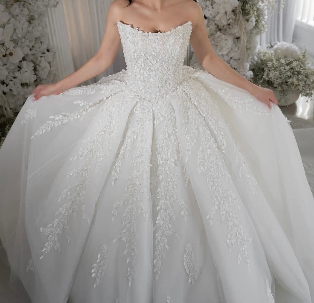 Idora Bridal Wedding Dress with veil included, photo 4 of 5